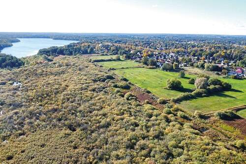 Luftaufnahme Rückansicht links - Grundstück zum Kaufen in Königs Wusterhausen