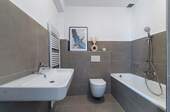 Badezimmer - 3 Zimmer Terrassenwohnung zum Kaufen in Mainz-Finthen