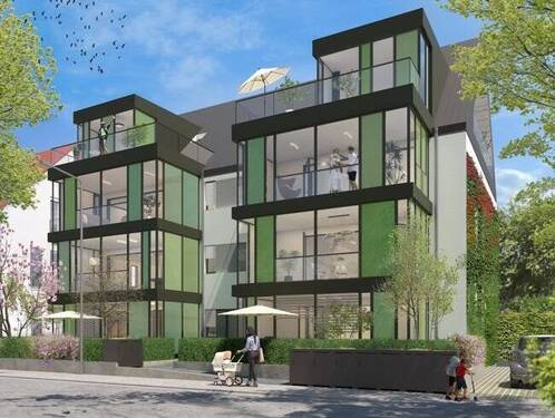 Visualisierung Straßenansicht - 4 Zimmer Etagenwohnung in Frankfurt am Main