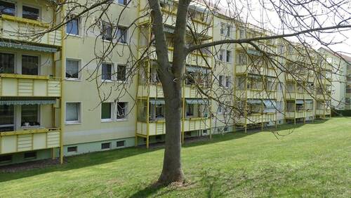 Rückansicht - 2 Zimmer Etagenwohnung in Sondershausen