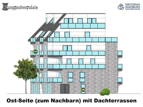 W 10 mit Süd-Südwest-Loggia - 