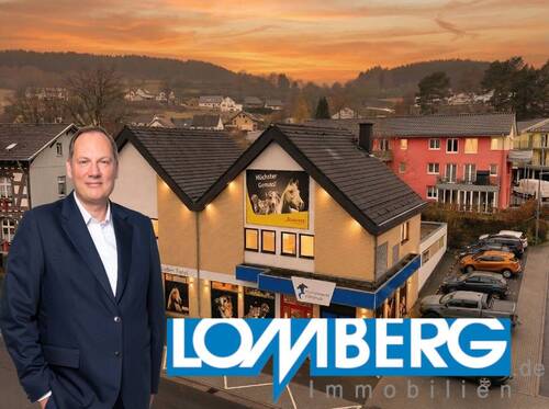 Fassade Abend - TOP-GEWERBEFLÄCHE ZU KAUFEN HELLENTHAL-ZENTRUM