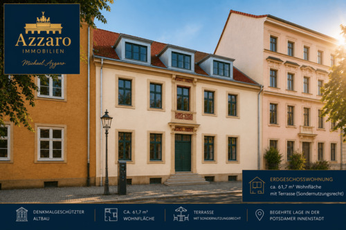 PortalBild - Potsdamer Innenstadt - Denkmal von 1784 mit Balkon 