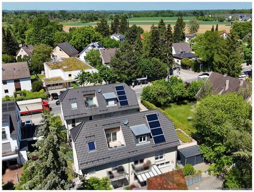 Blick auf die Wohnung - Lichtdurchflutetes Penthouse-Feeling mit Südterrasse - moderne 3-Zimmer-Wohnung mit Blick ins Grüne