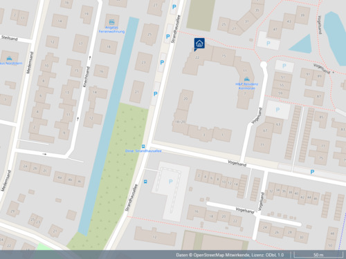 so nah vom Haus zum Pkw-Platz - 