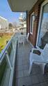 Balkon mit Fernblick zum Deich - 