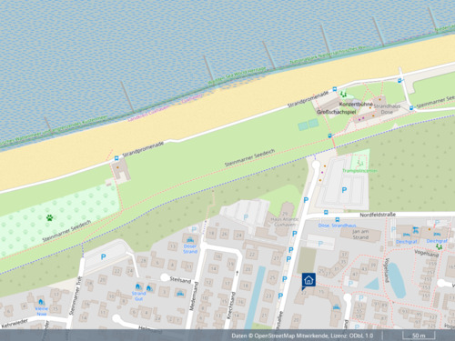 so nah zu Deich und Sandstrand - 