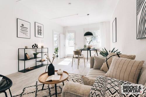 Wohnzimmer - 3 Zimmer Etagenwohnung zum Kaufen in Dresden