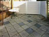 Terrasse mit Sichtschutzwand - 