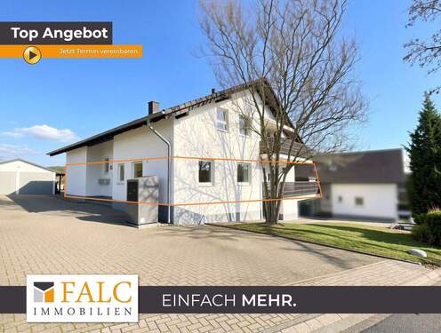 Außenansicht - Wohnen auf einer Ebene - 143 m² modernisiert mit Balkon & Garage