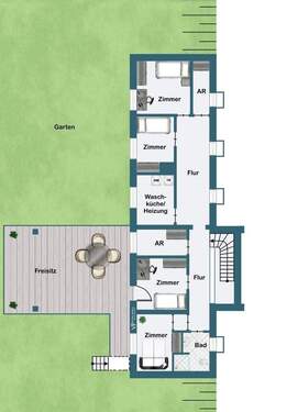 Grundriß Untergeschoß - 