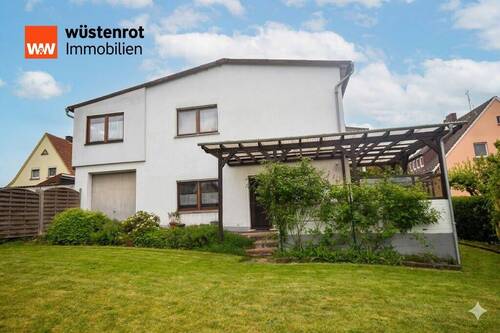 Aussenansicht - Vollwertiges Wohnen mit Privatsphäre: Großzügiges Hinterhaus mit eigenem Garten in Fulda-Maberzell