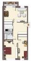 Grundriss - 3 Zimmer Etagenwohnung in Eisenach