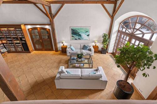 Blick in die Wohnhalle - 