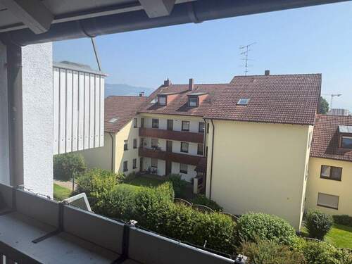 Blick vom Balkon - 2 Zimmer Etagenwohnung in Lindau Bodensee