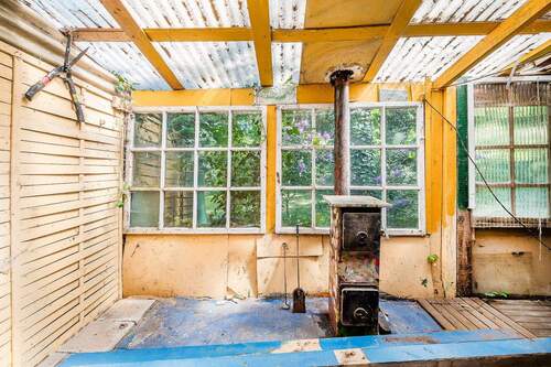 Atelier mit Ofen - 