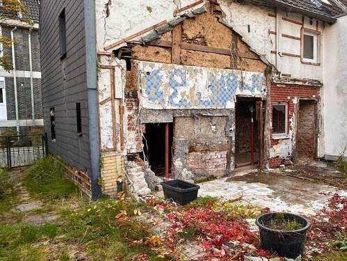 Rückansicht - 4 Zimmer Doppelhaushälfte in Düsseldorf / Urdenbach