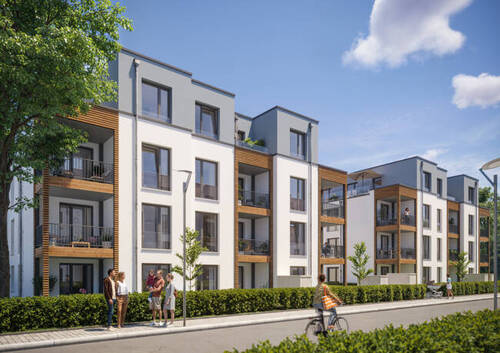 Gartenansicht - 2 Zimmer Etagenwohnung zum Kaufen in Niederdorfelden