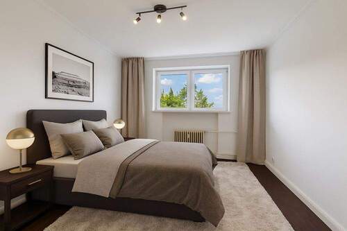 Schlafzimmer_a_gestaged - Etagenwohnung mit 53,80 m&sup2; in Elmshorn zur Miete