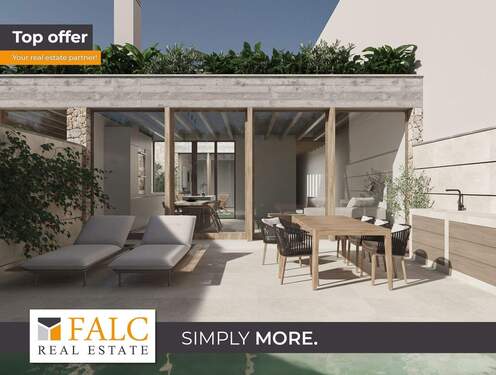 house-palma-1 - Modernes Neubau-Reihenhaus mit Pool in Palma