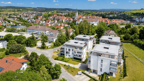 Drohnenansicht - 3 Zimmer Etagenwohnung zum Kaufen in Engen