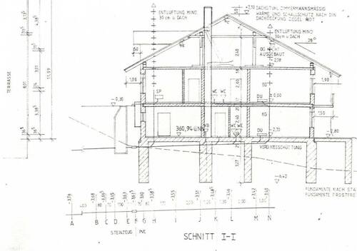 Schnitt I-I - 