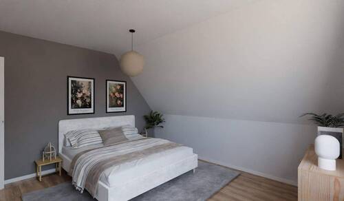 Großzügiges Schlafzimmer - Doppelhaushälfte mit 114,00 m&sup2; in Müllrose zum Kaufen