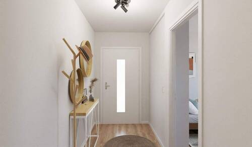 Heller und freundlicher Eingangsbereich - 