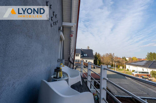 Balkon OG (Zugang vom Schlafzimmer 3) - 