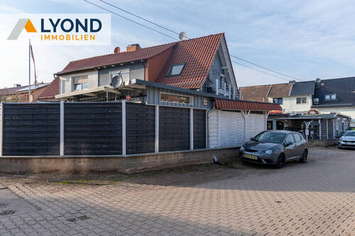 Straßenansicht - 4 Zimmer Doppelhaushälfte in Heringen/Helme