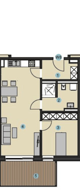 Wohnung 8 - 2 Zimmer Etagenwohnung in Velburg