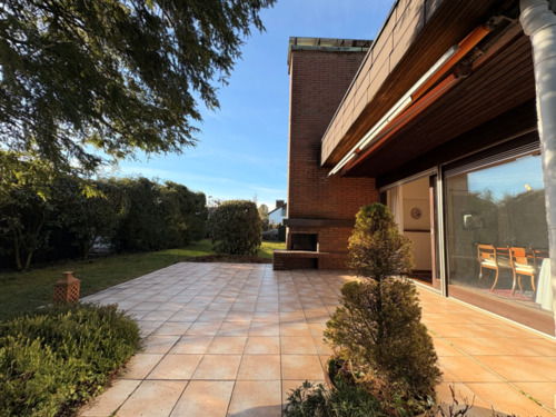 Außenkamin - 7 Zimmer Mehrfamilienhaus, Wohnhaus zum Kaufen in Nufringen