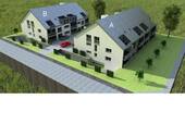 Visualisierte Darstellung Geb. A u. B(ohne Gewähr) - Neubau: WH-A-8 (KfW 40) - Förderg. möglich - Modernes Wohnen und Arbeiten in gehobenem Ambiente in Konz-Könen