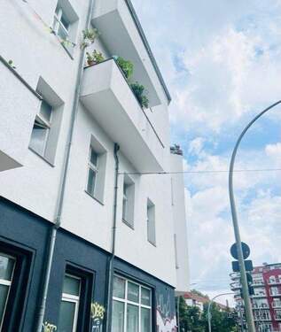 Außenansicht - Dachgeschosswohnung in Berlin Lichtenberg mit Sonnenterrasse - OHNE AUFZUG!