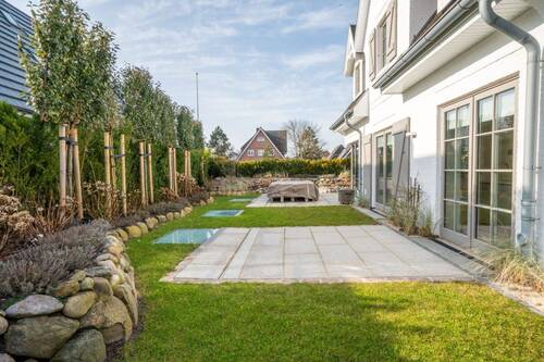 Terrassenbereich - 6 Zimmer Einfamilienhaus zum Kaufen in Wenningstedt-Braderup (Sylt)