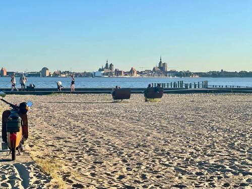 Südstrand Blick auf Stralsund - 
