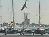 Hafen Altefähr-Blick auf Stralsund - 