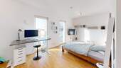 Schlafzimmer mit Spreeblick - 