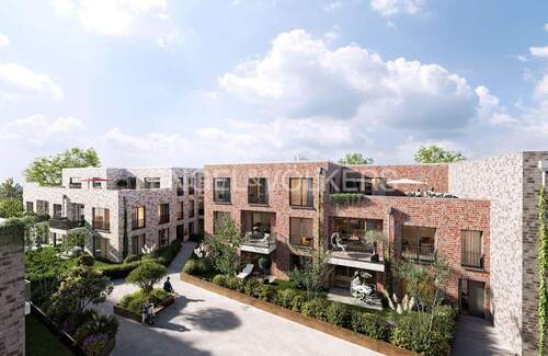 Alte Gärtnerei - Innenhof - 3 Zimmer Etagenwohnung zum Kaufen in Hamburg