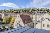 Toller Blick von der obersten Etage - 