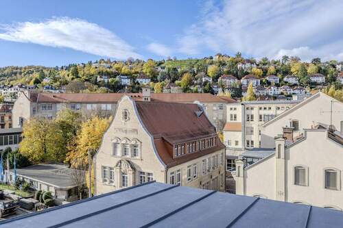 Toller Blick von der obersten Etage - 