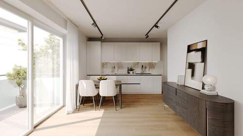 Küche ETW - Etagenwohnung mit 48,80 m&sup2; in Deggendorf zum Kaufen