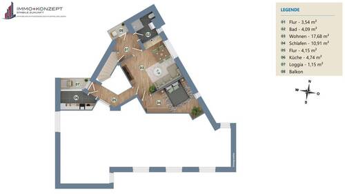 Obergeschoss - 