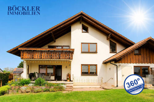 Südansicht - Familienglück trifft Energieeffizienz - gepflegtes Mehrgenerationenhaus mit Einliegerwohnung