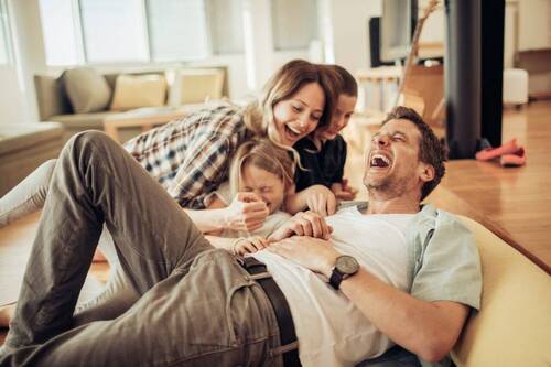 Glückliche Familie - 