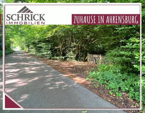 SCHRICK IMMOBILIEN: Ahrensburg - Familienfreundlich, naturnah, stadtnah ... Ihr Platz für neue Wohnideen in Feldrandlage!