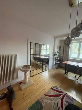 Wohnzimmer Ansicht 2 - 3 Zimmer Etagenwohnung in Hamburg