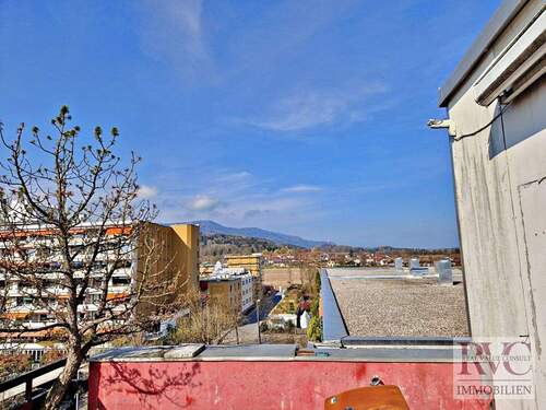 Ausblick von der Terrasse Richtung Westen - 2 Zimmer Etagenwohnung in Ainring / Mitterfelden