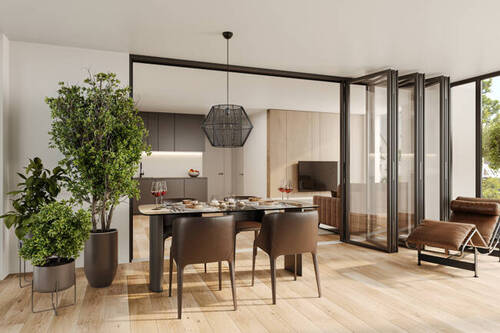 Innenvisualisierung Obergeschoss - Etagenwohnung mit 85,90 m² in Offenbach am Main zum Kaufen