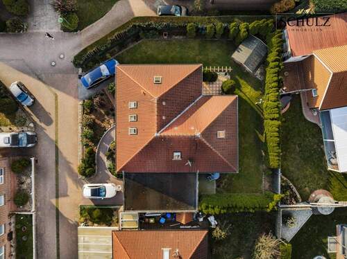 Ansicht von oben - 6 Zimmer Bungalow in Vrees